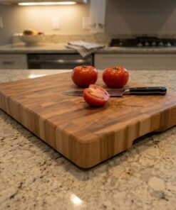 Alternative view of End Grain Saligna Chopping Board